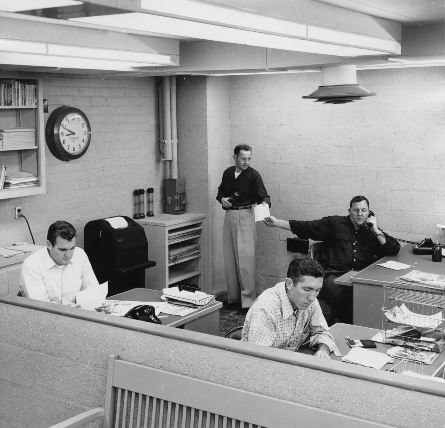 Tucson Citizen newsroom, 1954